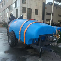 Pulvérisateur d'orchard haute pression de 3000 L remorqué par un tracteur