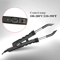 Herramienta de Extensión de Cabello de Alta Calidad con Control de Temperatura Ajustable, Entrega Inmediata, para Pegamento de Queratina