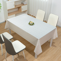 Nappe en PVC RNPT avec envers en flanelle de coton, blanche, douce, réutilisable, pour restaurant, discothèque, décorations de fête, iridescence