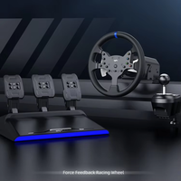 Volant de jeu de simulation de course PXN V99 à retour de force et à engrenages, rotation 270/900° pour PC/PS3/PS4/Xbox One – Offre Spéciale