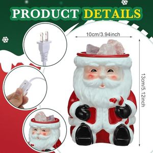 Diffuseur de parfum électrique en céramique de Noël Père Noël pour la décoration de la maison en vacances Cadeau - Product Image 4
