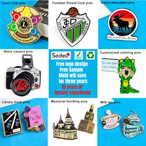 थोक कस्टम व्यक्तिगत डिजाइन अपने स्वयं के लोगो नाम टोपी लैपल बैज, सुंदर नरम कठोर एनमेल धातु पिन - Product Image 6