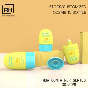 Bouteille de crème <span class=keywords><strong>solaire</strong></span> vide écologique, bouteille de crème BB, flacon de fond de teint liquide, emballage en plastique compressible pour cosmétiques à usage quotidien - Product Image 4