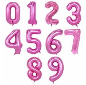 40 inch lớn nhôm lá số <span class=keywords><strong>Helium</strong></span> bóng bay chúc mừng sinh nhật globos trẻ em tiệc cưới trang trí bóng - Product Image 5