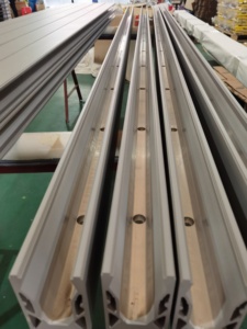 Nhôm hồ sơ kính hồ bơi hàng rào lan can & sàn ngoài trời nhôm U kênh kính tay vịn lan can nhôm lan can - Product Image 6