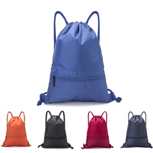 High-Quality Promotional Gift Drawstring Bag 420D Polyester Sports Travel Backpack