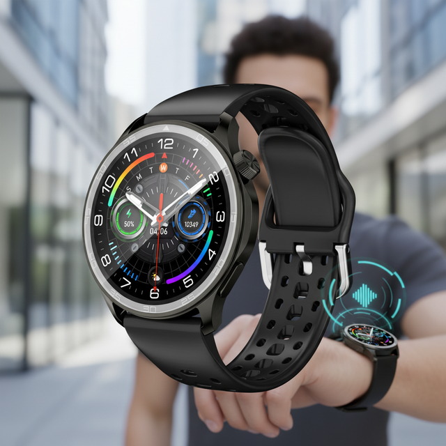 AW83 AI Smartwatch for Call 1.43" AMOLED 5-10 Days Standby IP67 Waterproof Fitness Tracking Smartwatch AI