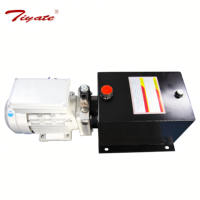 Ensemble moteur-pompe compact horizontal intégré, monté sur pied, pour station d'alimentation hydraulique à pression d'huile pour perceuse à colonne de petite taille
