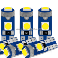Luces de Coche T5 3 SMD 3030 LED W3W 37 73 74, Lámpara de Panel de Instrumentos, Velocímetro, Tacómetro, Grupo de Indicadores, Bombillas LED para Tablero