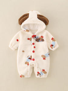 Combinaison en polaire pour bébé, Halloween, bébé, coton, <span class=keywords><strong>sortie</strong></span>, combinaison épaisse pour ramper, vêtements d'extérieur mignons pour enfants, cosplay - Product Image 1