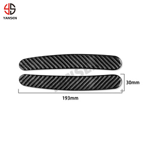 Adesivo auto 2 pz per Benz Smart 453 Fortwo 2016 2021 in fibra di carbonio per auto maniglie per porte esterne accessori per auto - Product Image 6