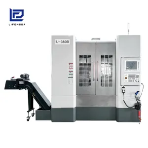 U-380B المخرطة العمودية السوبر السلامة CNC 5 محور الربط ATC مركز الماكينة المعدنية 3d راوتر محور الخيط الخامل الخامل