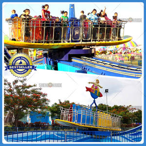 Surfe vers le haut des attractions populaires d'équipement extérieur de parc d'attractions avec la fibre de verre et l'acier épaissis - Product Image 3