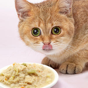 Toptan OEM Pet gıda konserve beslenme diyet tavuk et ördek ton balığı lezzet ıslak gıda kedi tedavi sağlıklı düşük yağ 85G kedi aperatifler - Product Image 1