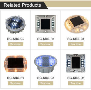 アルミニウムLEDソーラー舗装マーカーキャットアイ点滅安定したプラスチックLEDロードスタッド反射ソーラーキャットアイ - Product Image 6