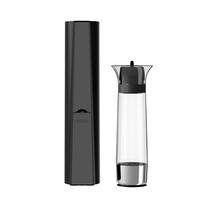 Machine à soda, machine à eau gazeuse, gaz CO2, capacité 1L, alimentation manuelle, carbonatation domestique