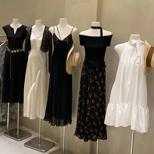 Women's High Quality Cotton Dress Wholesale Summer <strong>Apparel</strong> Stock Mix and Match Styles <strong>Bulk</strong> Low Price Clearance Clothing - Product Image 1