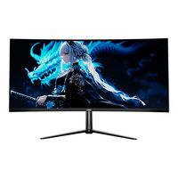 Monitor para Juegos QLED VA de 34 Pulgadas al por Mayor, 240Hz, HDR400, Tiempo de Respuesta de 1ms, Relación de Contraste de 3000:1, 99% SRGB, DPHDMI, CE/RoHs/FCC
