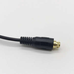 Steker 3.5Mm 3 Tiang Berlapis Emas Colokan Jantan Ke Betina RCA dengan Mur Pengunci 0.3M Kabel Audio Adaptor Ekstensi Stereo - Product Image 4