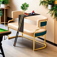 Canapé d'attente pour salon de coiffure, sièges pour salon de beauté, canapé d'attente pour espace public, chaise longue double pour la détente