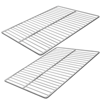 Grille de barbecue en acier inoxydable 304 soudée, personnalisable, grande plaque de cuisson en treillis métallique pour charbon de bois