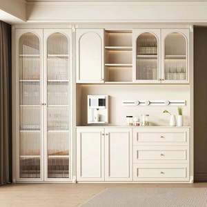 Mueble de Madera Estilo Francés para Dormitorio, Mueble de Almacenamiento para Vajilla, para Comedor y Sala de Estar, para Villas y Bodegas - Product Image 5