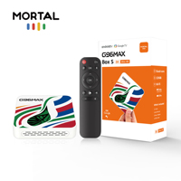 Vente directe d'usine, boîte TV Android 16 4K 60fps 2.4GHz 802.11n WIFI 100MB Ethernet Port, processeur Quad Core Mortal G96max
