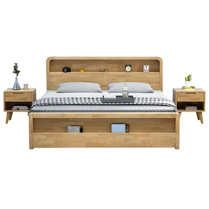 Muebles de dormitorio con almacenamiento de madera, juego de muebles de estilo Simple para niños, dormitorio moderno