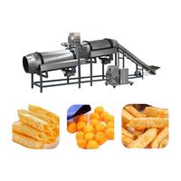 Machine à fabriquer des snacks de maïs soufflé, extrudeuse à double vis, 1500 kg/h, machine à snacks alimentaires