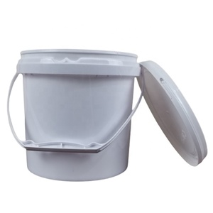 Cubo de látex redondo para pintura Parrel, para salsa de grado alimenticio, plástico 1L, 5L, 10L, 25L, vacío, Parrel, plástico blanco, <span class=keywords><strong>Balti</strong></span> - Product Image 3