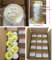 Lot de fils à broder en polyester de qualité supérieure 120d 2 5000 Yd
