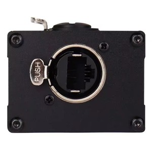 RJ45 To 4 XLR + 6.35 <strong>Audio</strong>/DMX Adapter Box Network Signal Extension Spliter <strong>Converter</strong> Compound Socket Mount Jack Plug Connector