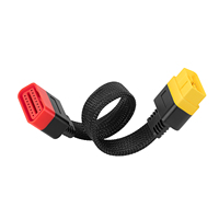 OBDII-cable de extensión macho a hembra, conector OBD2, adaptador extendido, 36CM, 16 Pines, nueva versión