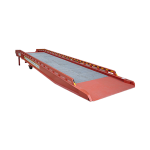 Platform Penyangga Ramp Yard Hidrolik Vertikal Bergerak HD 10T Bertenaga AC, Meja Angkat Portabel 8ft <span class=keywords><strong>X</strong></span> 6ft untuk Kendaraan - Product Image 1
