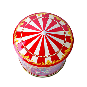 Boîte à musique rotative personnalisée <span class=keywords><strong>en</strong></span> métal, motif carrousel, pour bonbons et aliments, cadeau de Noël - Product Image 6