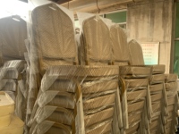 Chaise d'Hôtel de Mariage et Événement, Chaise Empilable en Métal, Fer, Acier pour Banquet
