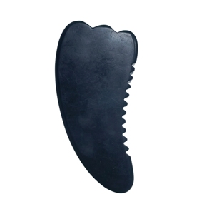 Jade noir Xiuyan, serpentine, jade noir, jade néphrite, thérapie Gua Sha pour le visage - Product Image 1