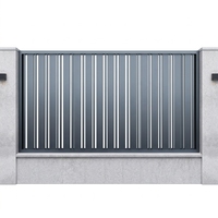 Panneaux de clôture murale en aluminium modernes anti-rouille pour la protection des balcons de villas et des espaces extérieurs