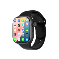 Reloj Inteligente Universal con Correa de Silicona, Sistema Android con Pantalla Táctil Rectangular, GPS, Apto para Actividades Deportivas