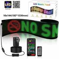 Écran LED Matrice Flexible Programmable Géant Chaud pour Fenêtres de Voiture et Camions – Lumières Ojos Demonios Souples