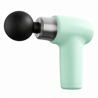 Pistolet de massage à percussion portable OEM ODM, amplitude 6 mm, 6 vitesses, 4 têtes, rechargeable USB-C pour la récupération musculaire après l'entraînement en salle de sport