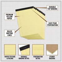 Carnet de notes A5 à feuilles détachables, papier thermique, bloc-notes imprimé, carnet de planification, carnet de notes portable