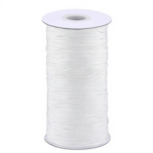 18mm Braided Nylon Lift Shade <strong>Cord</strong> 8-Piece Wood Pendants 109 Yards <strong>Replacement</strong> <strong>Blinds</strong> Roman Shades Repair DIY Crafts Kit - Product Image 1