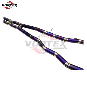 Escape Catback VORTEX Grado 5 Ti Valvetronic para BMW M5 G90 4.4T 2024+ Puntas Quemadas Arcoíris X-Pipe Piezas de Auto Tuning - Product Image 6