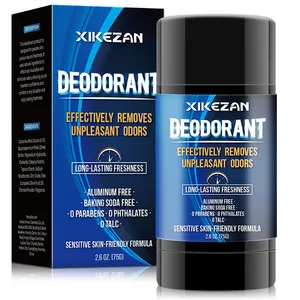 Desodorante natural OEM 75G sin aluminio, barras antitranspirantes, fragancia de larga duración, antitranspirante corporal para hombres y mujeres