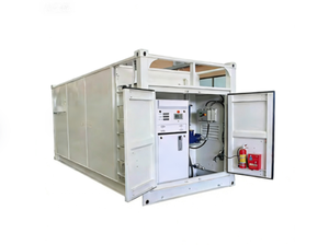 Conteneur mobile de stockage de carburant, résistant aux explosions, 40 pieds, station-service conteneurisée montée sur skid - Product Image 5