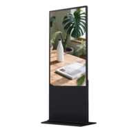 Pantalla Táctil Capacitiva 4K de 85 Pulgadas con Android y Windows, Pantalla LCD Interactiva Vertical para Interiores, Señalización Digital Publicitaria con Animación
