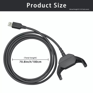 Câble de charge de données <span class=keywords><strong>USB</strong></span> US pour Zebra TC51 TC510K TC56 TC57 CBL-TC51-USB1-01 Neuf - Product Image 3