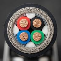 Cable de Control ZA-RVVP HBZHENGRI con Aislamiento XLPE, Revestimiento de PVC, Blindaje de Cobre Estañado Trenzado, 450/750V, 2-37 Núcleos, 1.5-240mm2