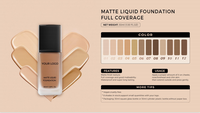 BB crème mate imperméable de marque privée végétalienne de la meilleure qualité Fond de teint liquide OEM longue durée Créez le vôtre